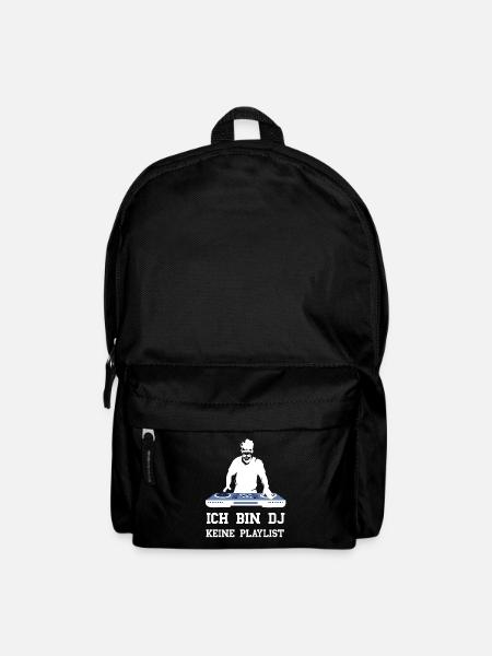 Ich bin DJ keine Playlist lustige DJ Musik Sprüche - Rucksack - Schwarz