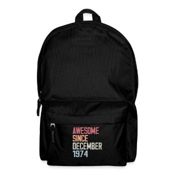 Anniversary December 1974 The original 1974 December - Backpack - black - Front