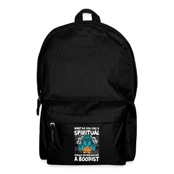 Spiritual Person Halloween BOOdist - Rucksack - Schwarz - Vorne