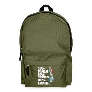 Basketball & Tacos Basketball Tacos Geschenk - Rucksack - Olivgrün - Vorne