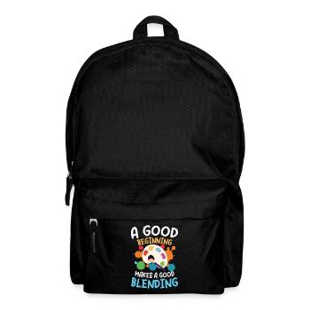 A Good Beginning Makes A Good Blending - Rucksack - Schwarz - Vorne