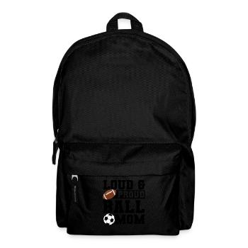 baller fussball baller Geschenk - Rucksack - Schwarz - Vorne