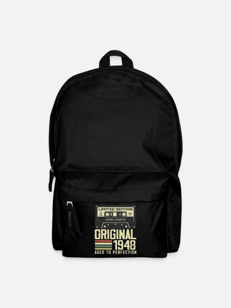 Geschenk zum 76. Jubiläum im Retro-Stil 1948 - Rucksack - Schwarz