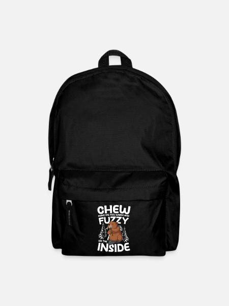 Chew Make Me Feel Warm And Fuzzy Biber - Rucksack - Schwarz