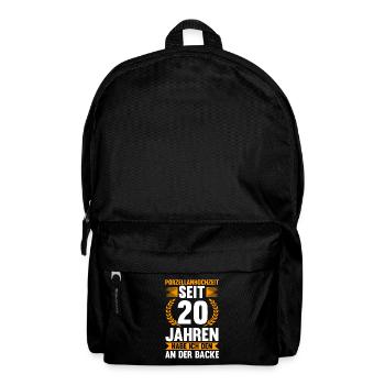 20 Jahre Ehe Ehefrau Ehepaar Geschenk - Rucksack - Schwarz - Vorne