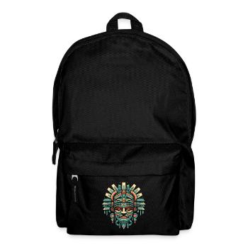 Aztekische Krieger Maske Maya Kultur Antike - Rucksack - Schwarz - Vorne