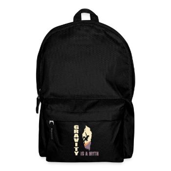 Gravity is a Myth - Rucksack - Schwarz - Vorne