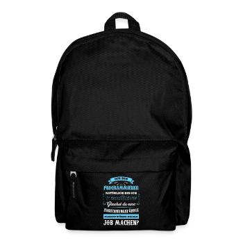 Programmierer Beruf Coder Geschenk - Rucksack - Schwarz - Vorne
