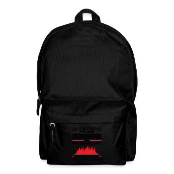 Jugend Feuerwehr Jugendfeuerwehr Geschenk - Rucksack - Schwarz - Vorne