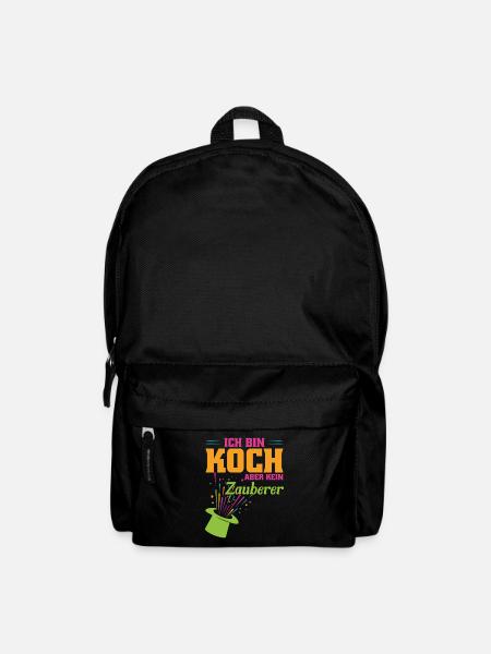 Koch Beruf Küchenchef Geschenk - Rucksack - Schwarz