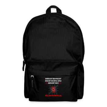Schorle Pfälzer Pälzer Geschenk - Rucksack - Schwarz - Vorne