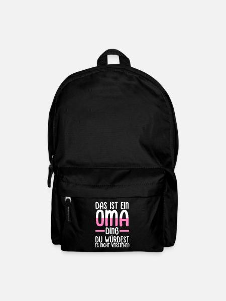 Oma Familie Großmutter Geschenk - Rucksack - Schwarz