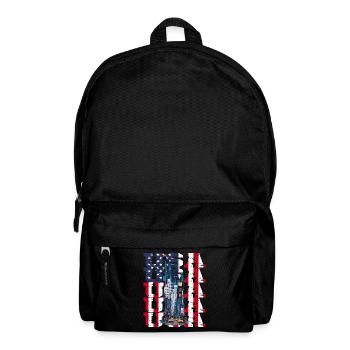 New York City Skyline - Rucksack - Schwarz - Vorne