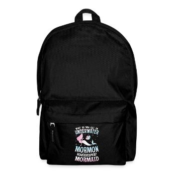 Underwater Mormon Housekeeper Mormaid für einen - Rucksack - Schwarz - Vorne