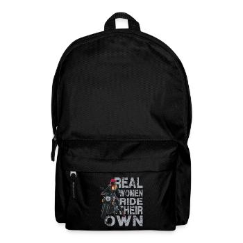 Real Women Ride Their Own für eine - Rucksack - Schwarz - Vorne