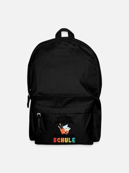 Schulanfang Schule Schulkind Geschenk - Rucksack - Schwarz