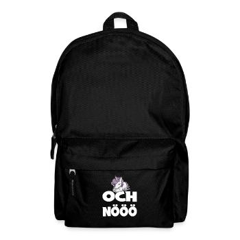 Och Nö Einhorn Keine Lust Faul Lustlos - Rucksack - Schwarz - Vorne