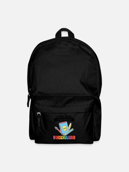 Kindergarten Vorschule Vorschulpädagoge Geschenk - Rucksack - Schwarz