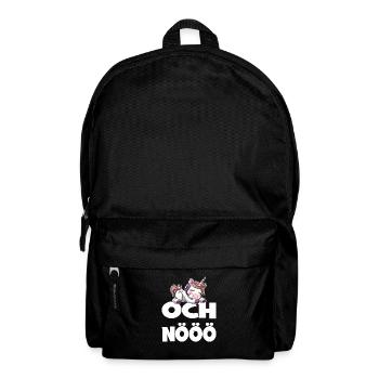 Och Nö Einhorn Keine Lust Faul Lustlos - Rucksack - Schwarz - Vorne