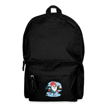 Gliding With Grace ISkating Dwarf Art - Rucksack - Schwarz - Vorne