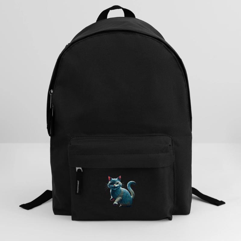 Tech cat avec code binaire pour les programmeurs et Sac à dos