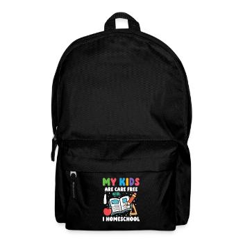 My children are carefree I teach - Backpack - black - Front