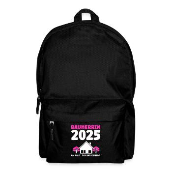 Bauherr Traumhaus Bauherrin Geschenk - Rucksack - Schwarz - Vorne