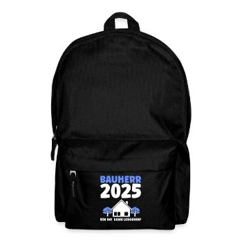 Bauherr Traumhaus Bauherrin Geschenk - Rucksack - Schwarz - Vorne