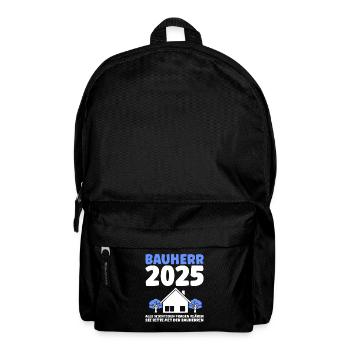 Bauherr Traumhaus Bauherrin Geschenk - Rucksack - Schwarz - Vorne