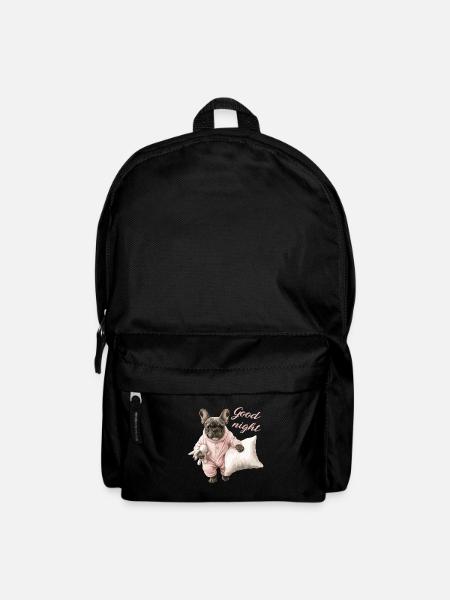 Französische Bulldogge Gute Nacht Süßer Traum - Rucksack - Schwarz