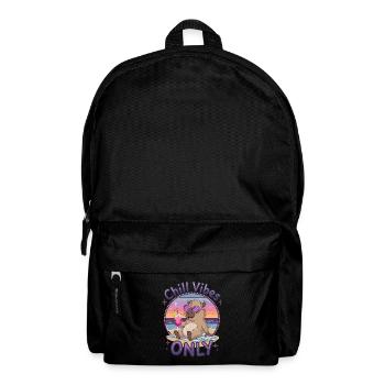 Chill Vibes Only Summer Beach Getaway - Backpack - black - Front