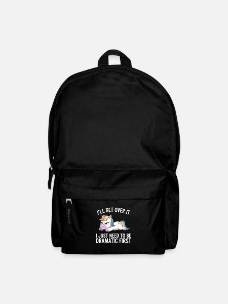 Ich Komm Drüber Weg Ich Muss Erst Dramatisch Sein - Rucksack - Schwarz