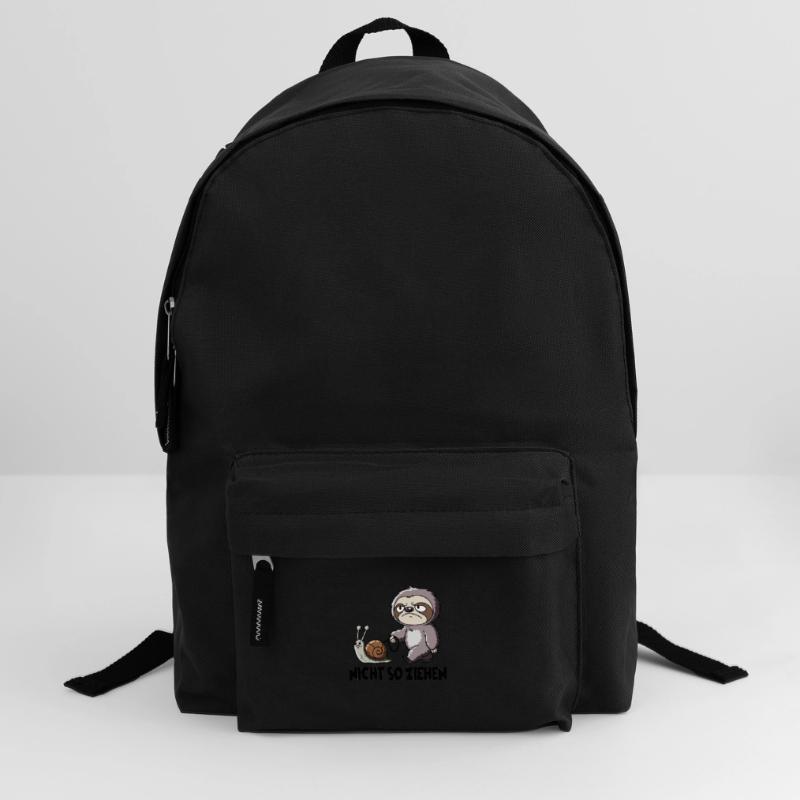Not so pull sloth with snail humor Backpack