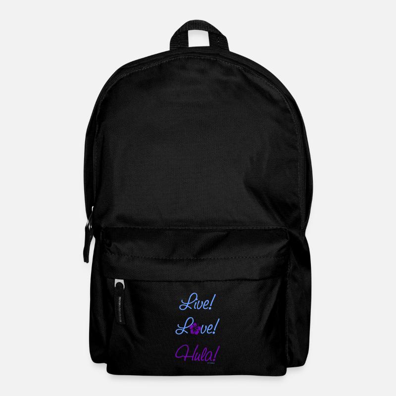 Live! Love! Hula! - Rucksack - Schwarz