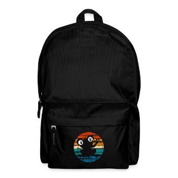 Frog Frogs Gift for Kids Funny Funny - Backpack - black - Front