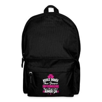 Assez douée pour devenir infirmière - Sac à dos - noir - Devant