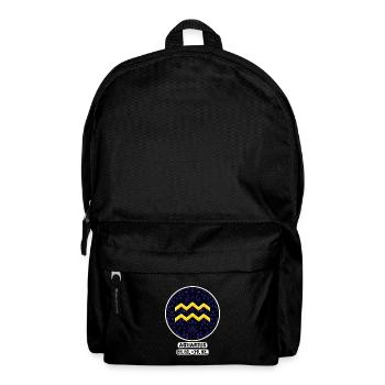 Aquarius 20.01.-19.02. - Rucksack - Schwarz - Vorne