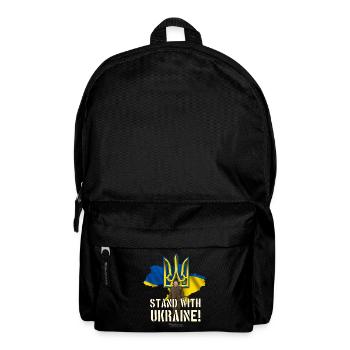 Ukraine Trident Zelensky Stand with Ukraine - Backpack - black - Front