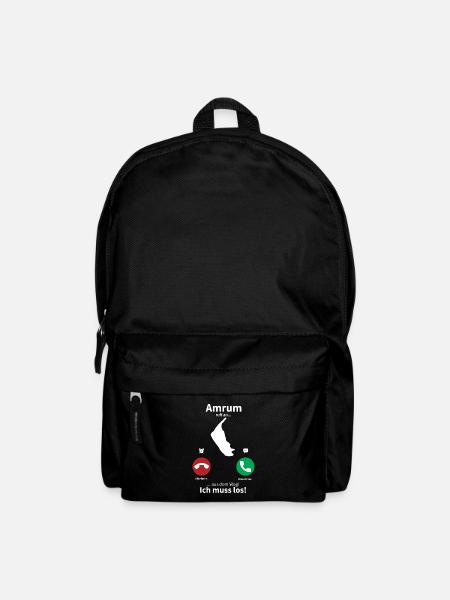 Amrum ruft an... - Rucksack - Schwarz