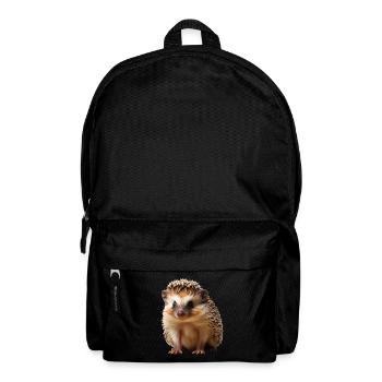 Watch out for hedgehogs in traffic - Backpack - black - Front