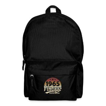 Jahrgang 1965 Cool Geburtstagsgeschenk 60 Jahre - Rucksack - Schwarz - Vorne