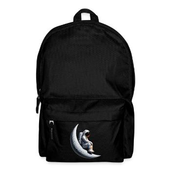 Astronaut in the crescent moon - Backpack - black - Front
