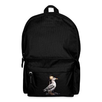Baby Seagull Seabird Lighthouse - Backpack - black - Front