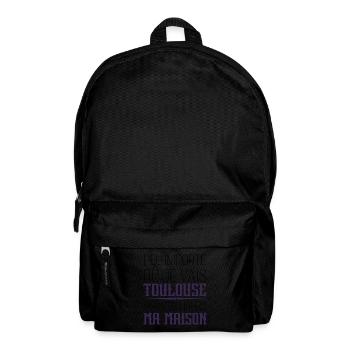 toulouse chez moi cadeau homme femme Toulouse - Sac à dos - noir - Devant