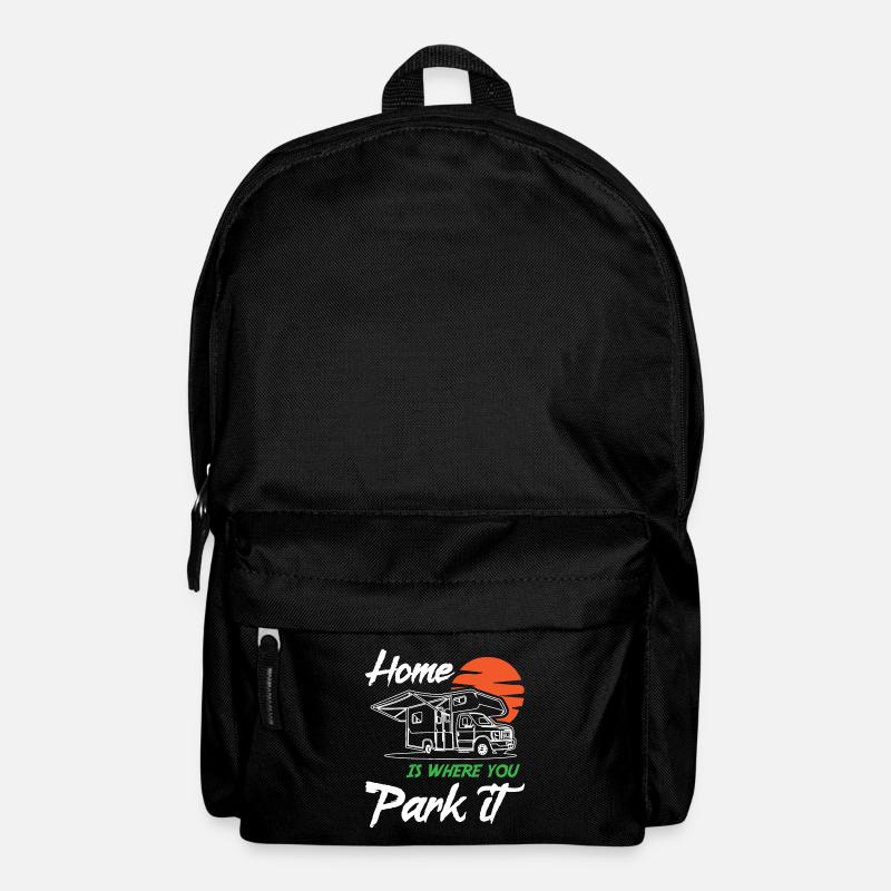 Home is Where you Park It Campervan1 - Rucksack - Schwarz