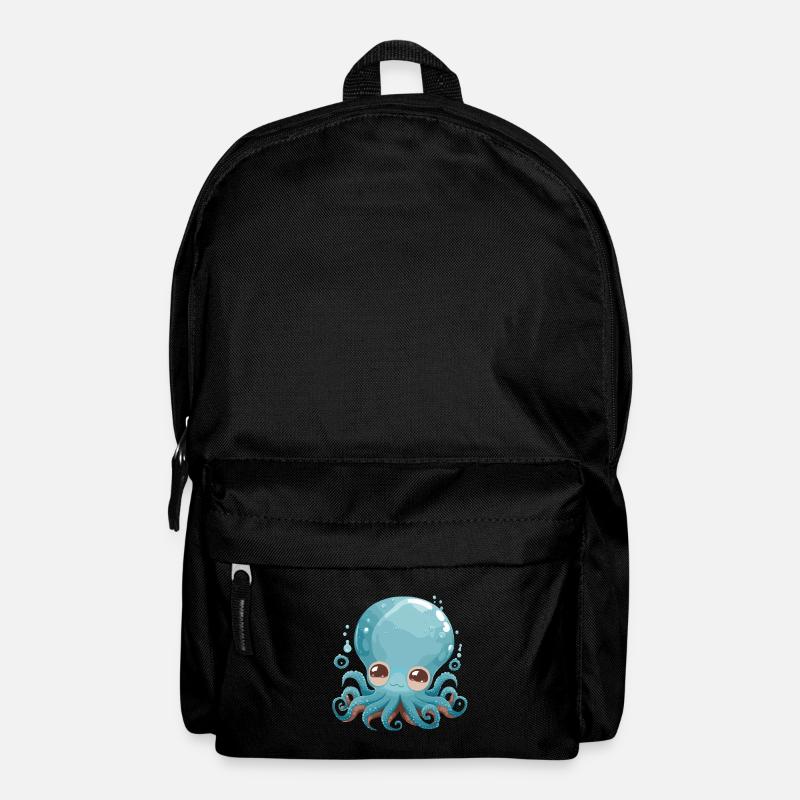 Kleiner Kraken - Rucksack - Schwarz