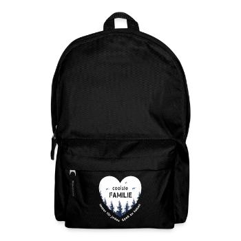coolste Familie - Rucksack - Schwarz - Vorne