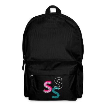 S Initial - Backpack - black - Front
