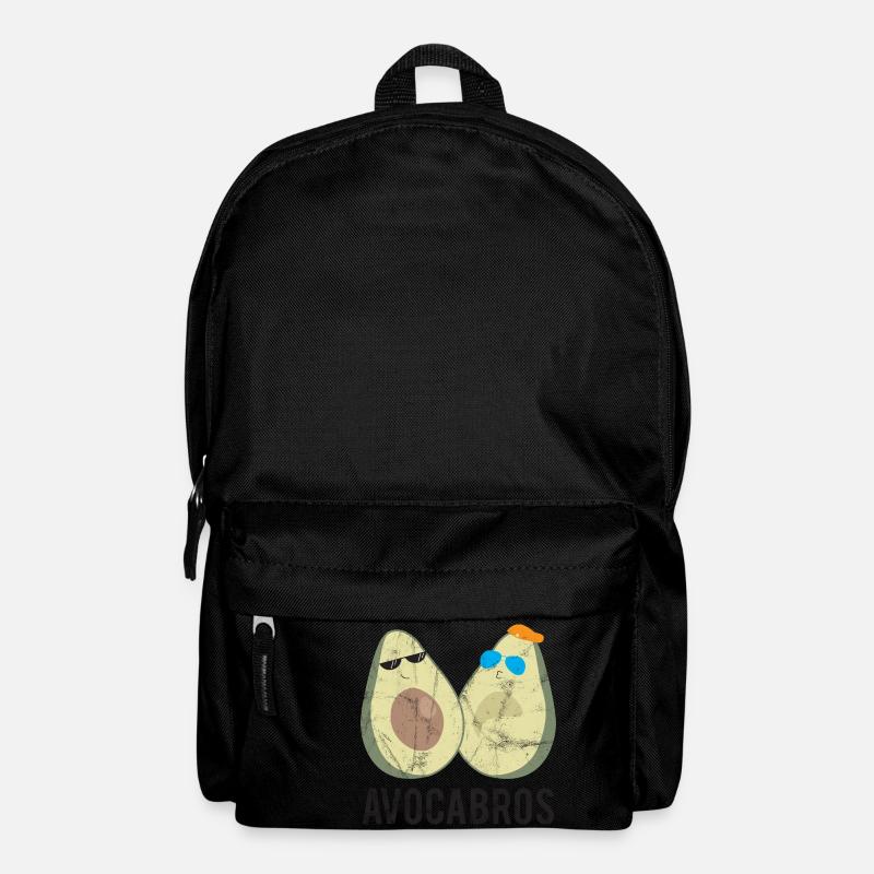 Frucht / Früchte: Avocado - Avocabros - BFF - Rucksack - Schwarz
