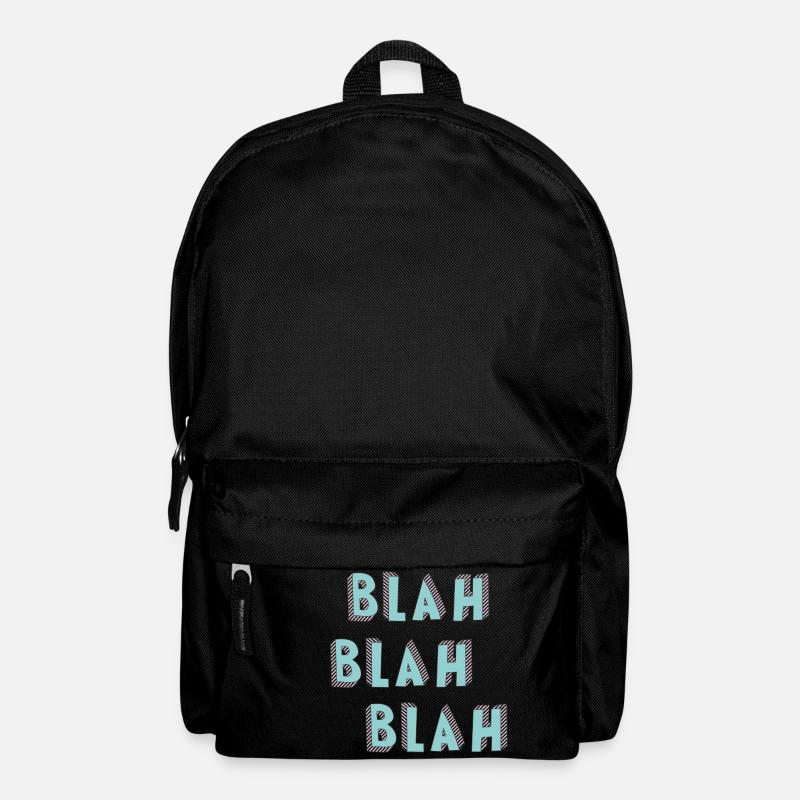 BLAH Print - Rucksack - Schwarz